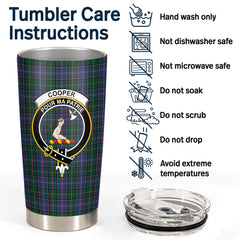 Cooper Tartan Crest Tumbler