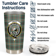 Craig Ancient Tartan Crest Tumbler