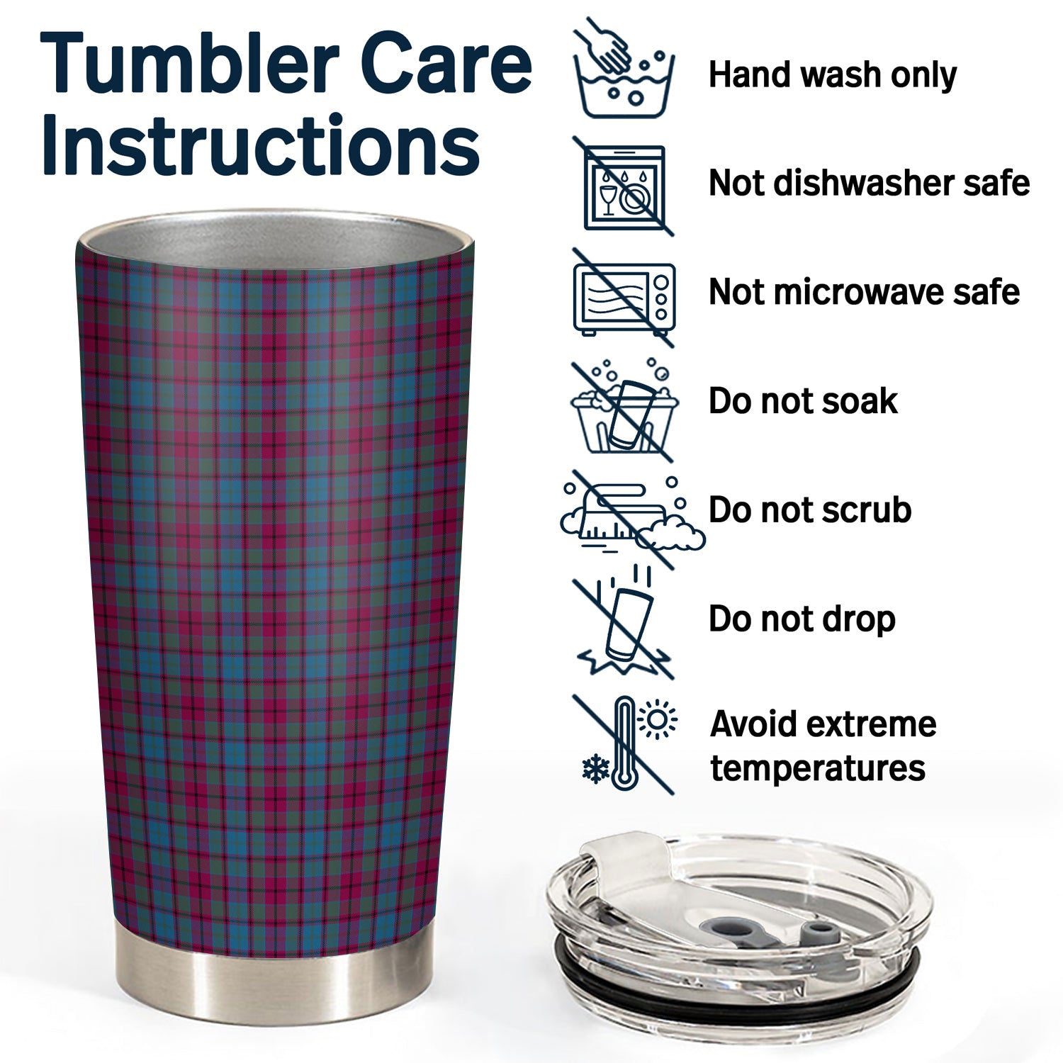 Crook Tartan Tumbler