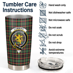 Cumming Hunting Ancient Tartan Crest Tumbler