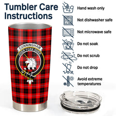 Cunningham Modern Tartan Crest Tumbler