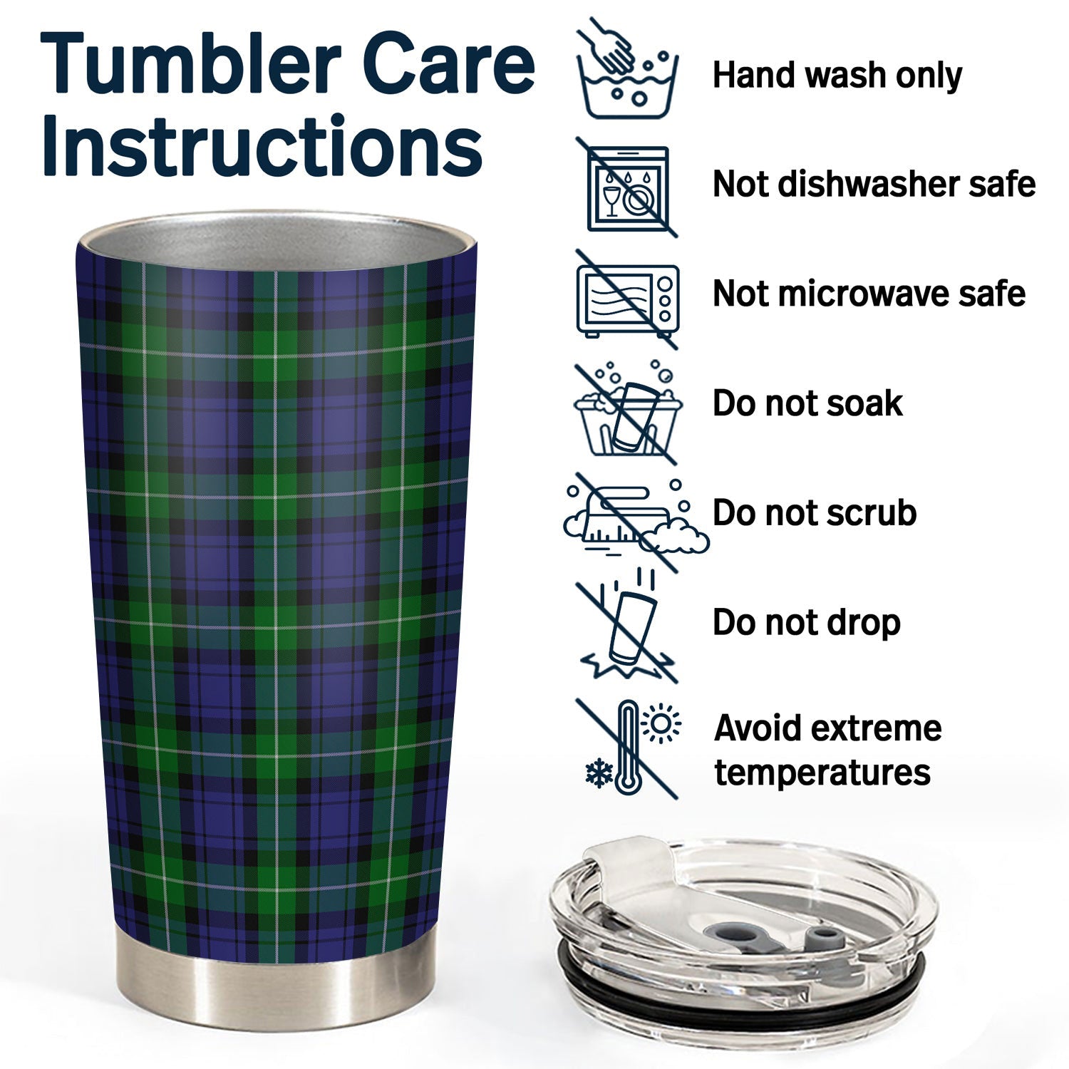 Granger Tartan Tumbler