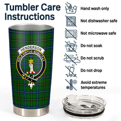 Henderson Modern Tartan Crest Tumbler