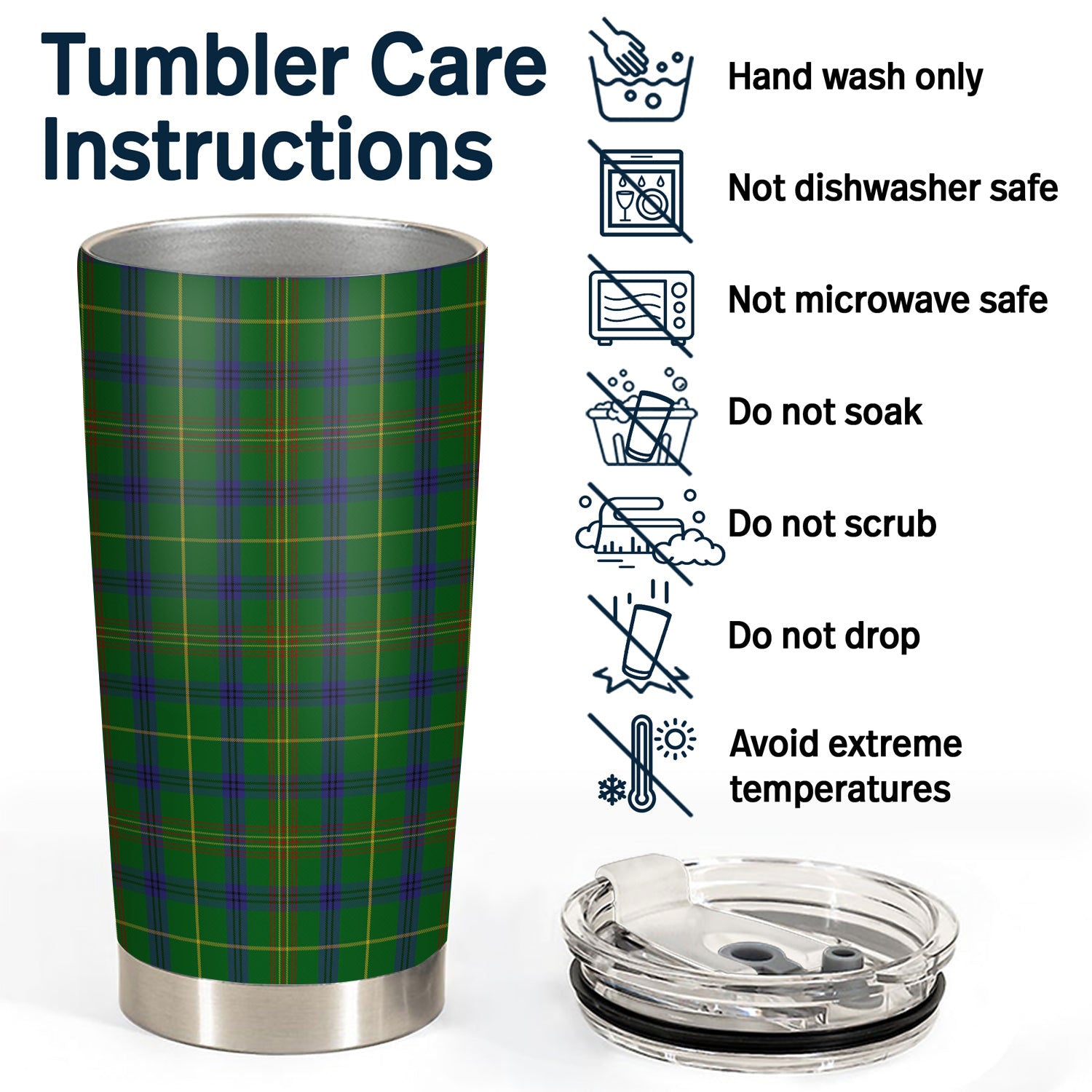 Holmes Tartan Tumbler