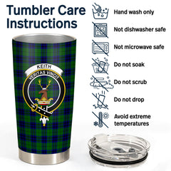 Keith Modern Tartan Crest Tumbler