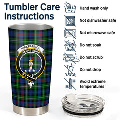 Kirkpatrick Tartan Crest Tumbler