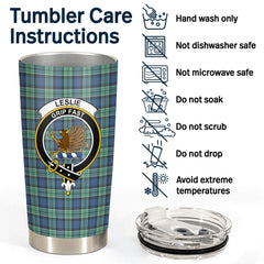 Leslie Hunting Ancient Tartan Crest Tumbler