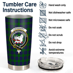 Lockhart Modern Tartan Crest Tumbler