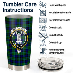 MacCallum Modern Tartan Crest Tumbler