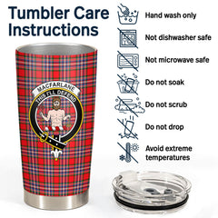 MacFarlane Modern Tartan Crest Tumbler