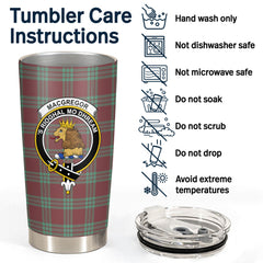 MacGregor Hunting Ancient Tartan Crest Tumbler