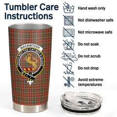 MacKintosh Hunting Weathered Tartan Crest Tumbler