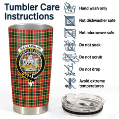 MacLachlan Hunting Modern Tartan Crest Tumbler