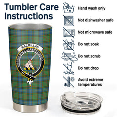 MacMillan Hunting Ancient Tartan Crest Tumbler