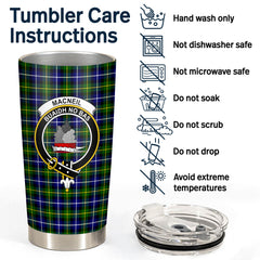 MacNeil of Barra Modern Tartan Crest Tumbler