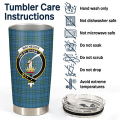 Matheson Hunting Ancient Tartan Crest Tumbler