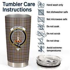 McIntyre Hunting Weathered Tartan Crest Tumbler