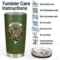 McKinnon Hunting Modern Tartan Crest Tumbler