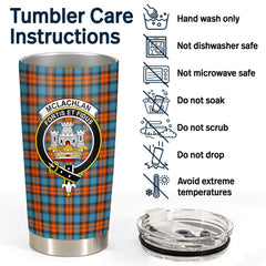 McLachlan Ancient Tartan Crest Tumbler