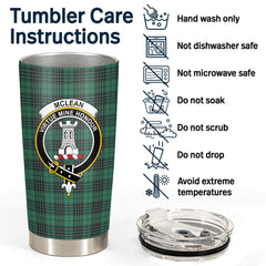 McLean Hunting Ancient Tartan Crest Tumbler