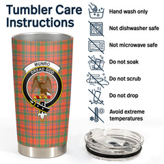 Munro Ancient Tartan Crest Tumbler