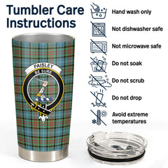 Paisley District Tartan Crest Tumbler