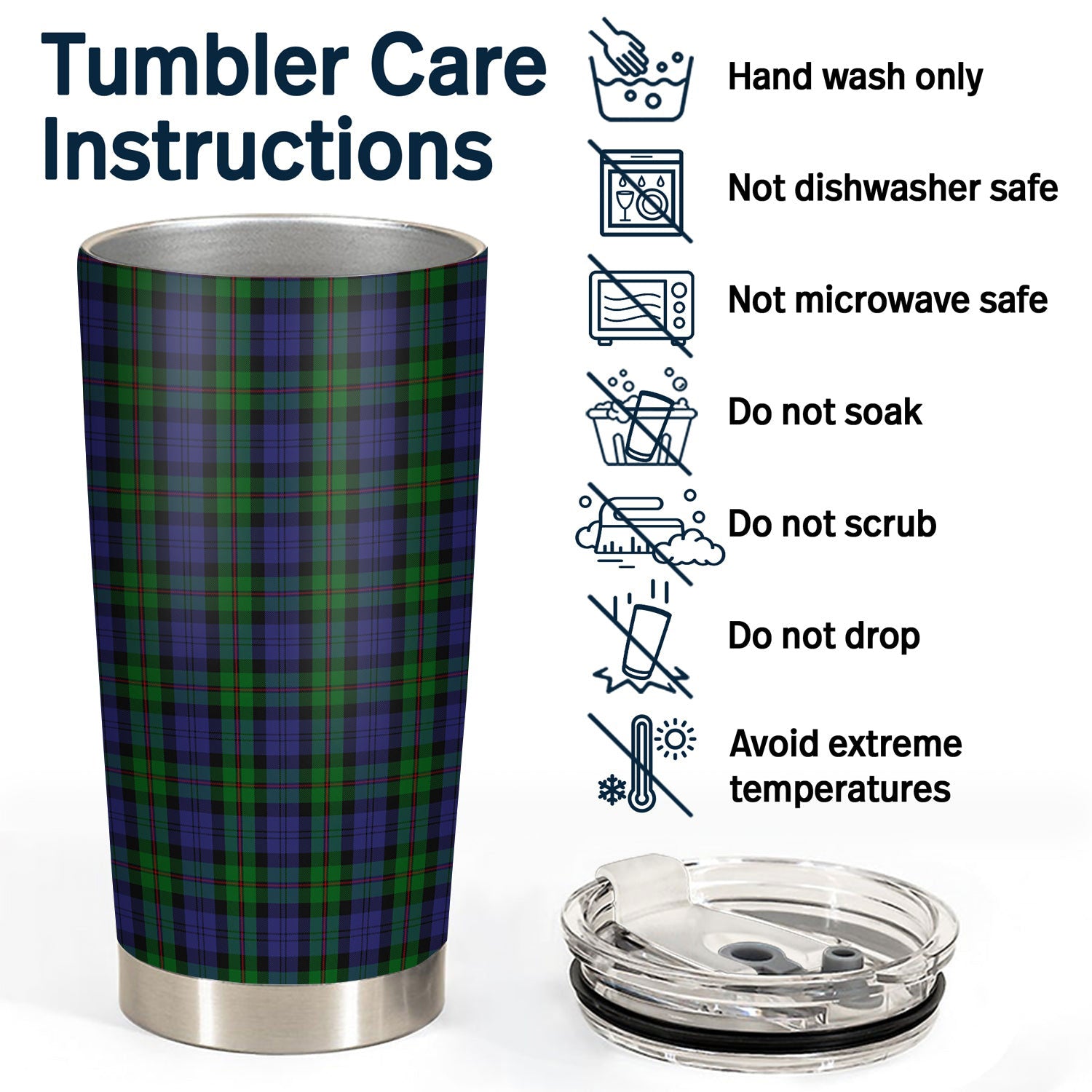 Renfrow Tartan Tumbler