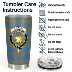 Stewart of Appin Hunting Ancient Tartan Crest Tumbler