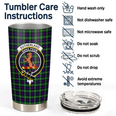 Sutherland Modern Tartan Crest Tumbler