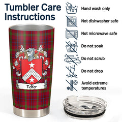 Telfer Tartan Crest Tumbler