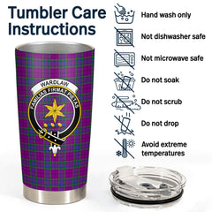 Wardlaw Modern Tartan Crest Tumbler