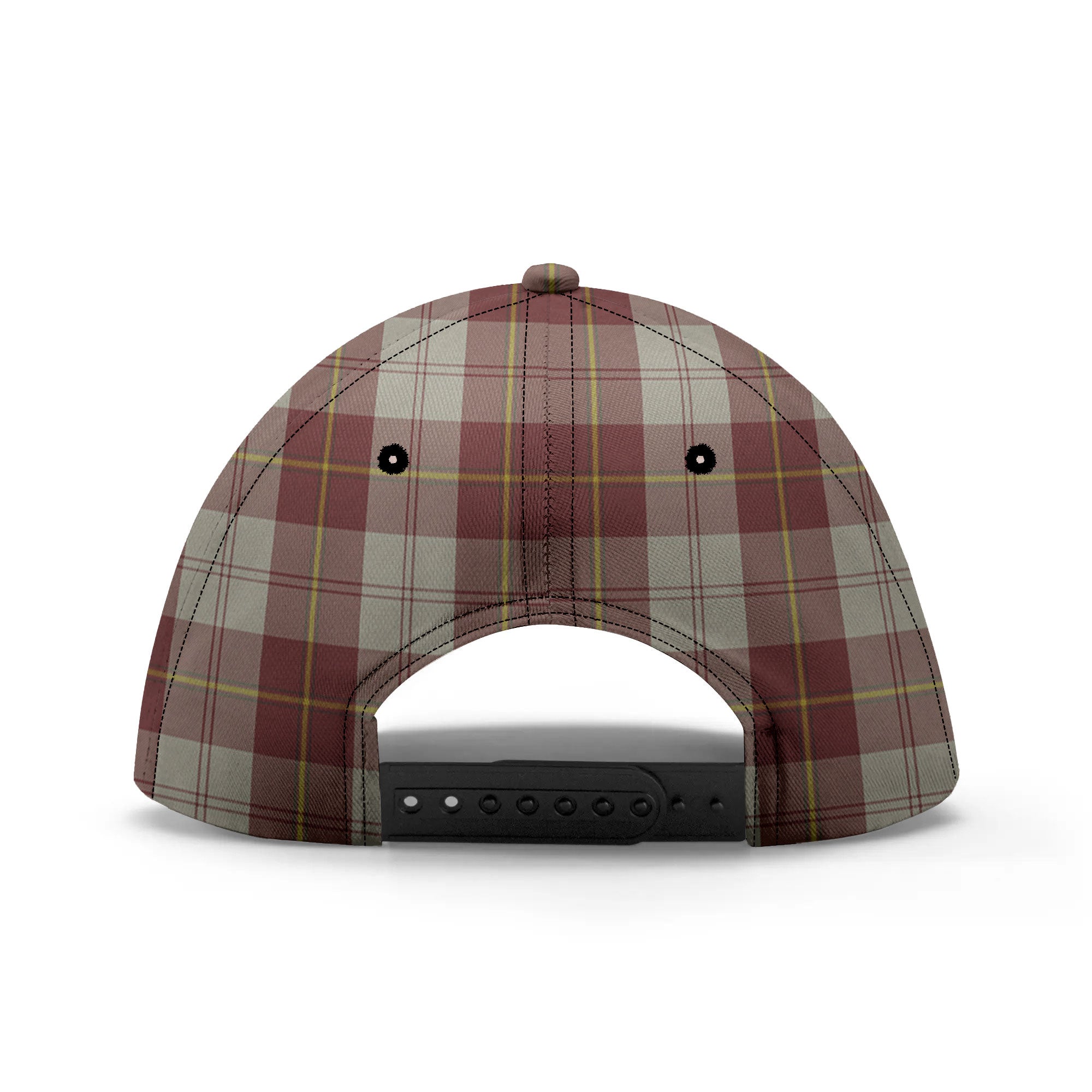 Cunningham Burgundy Dancers Tartan Crest Classic Cap