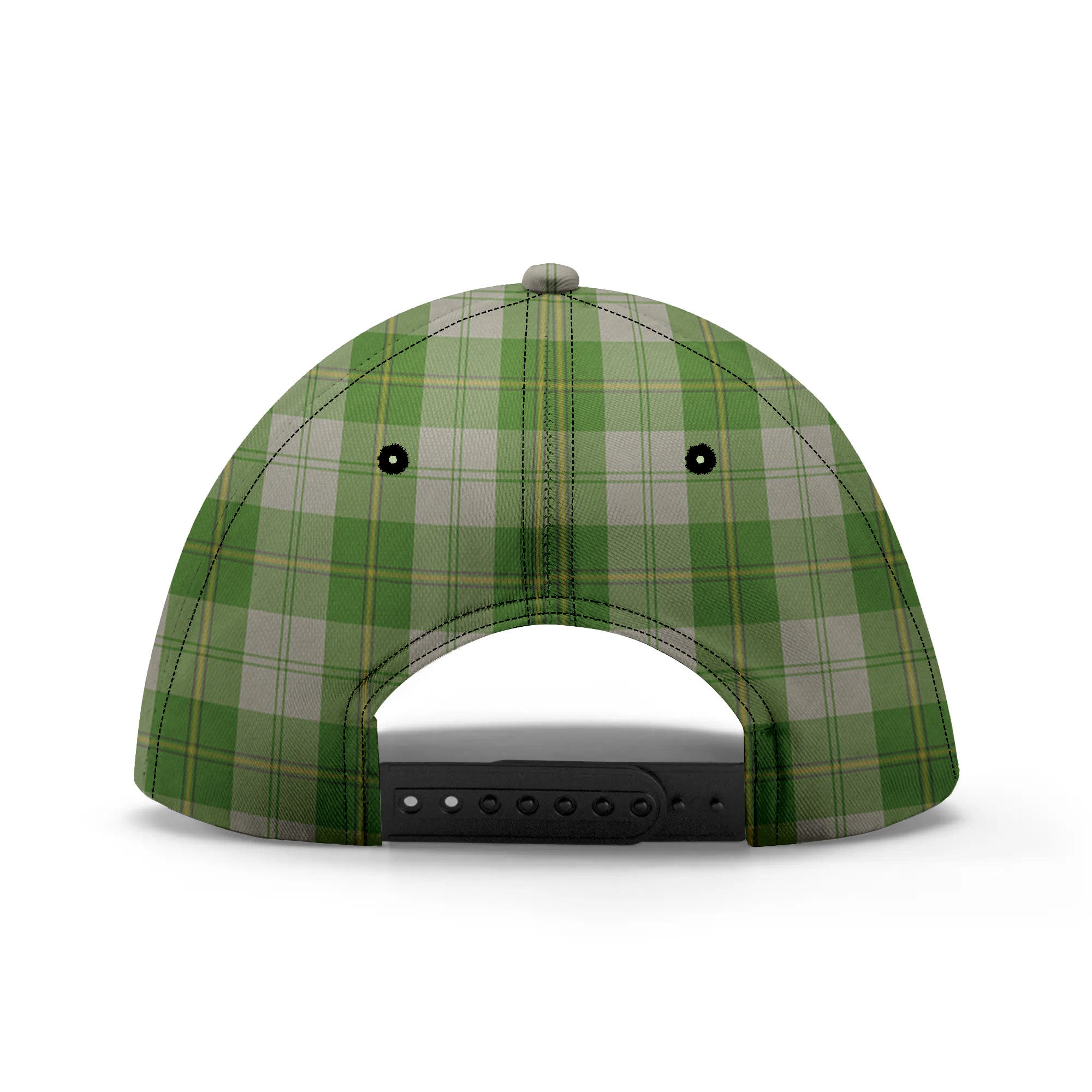 Cunningham Dress Green Dancers Tartan Crest Classic Cap