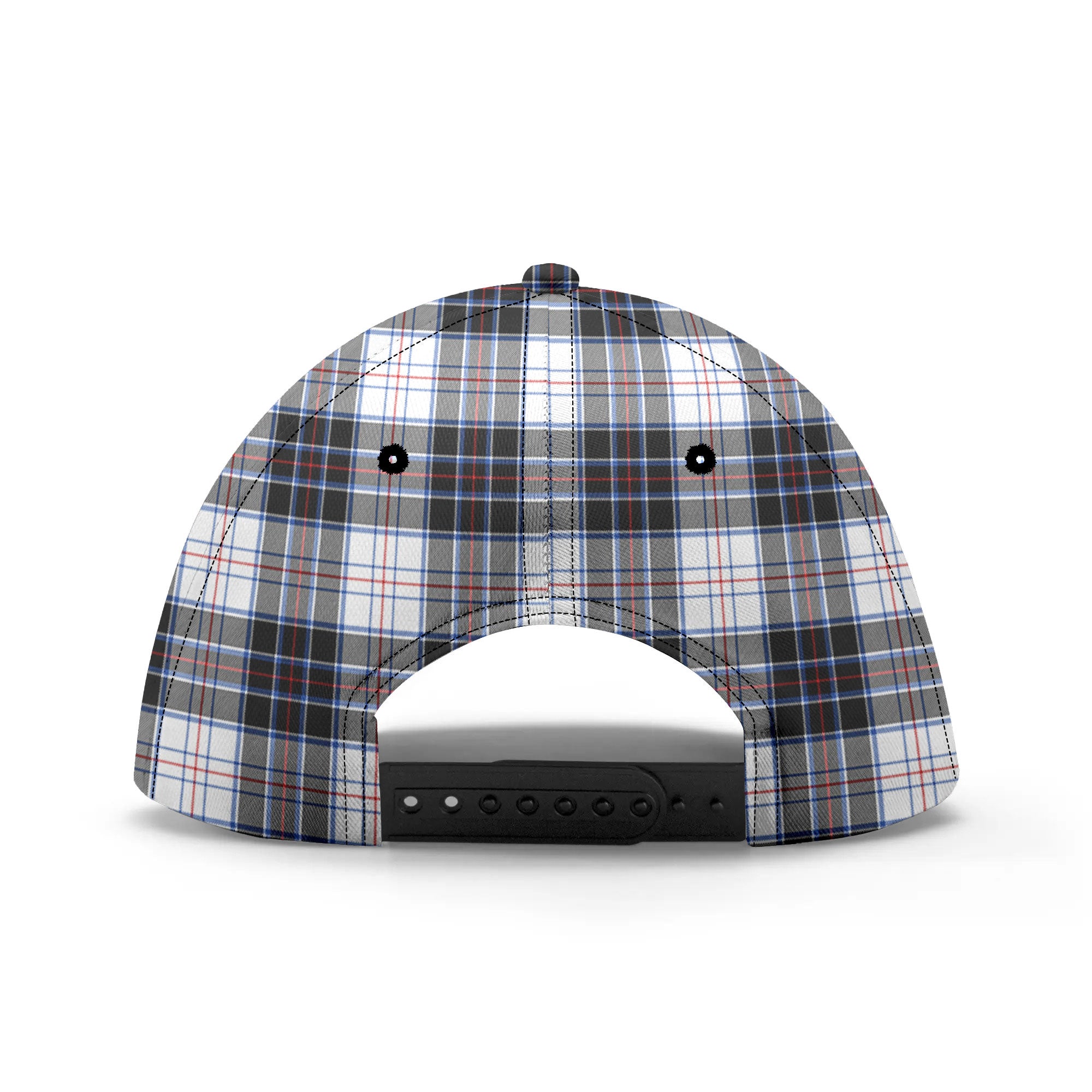 MacRae Dress Modern Tartan Crest Classic Cap