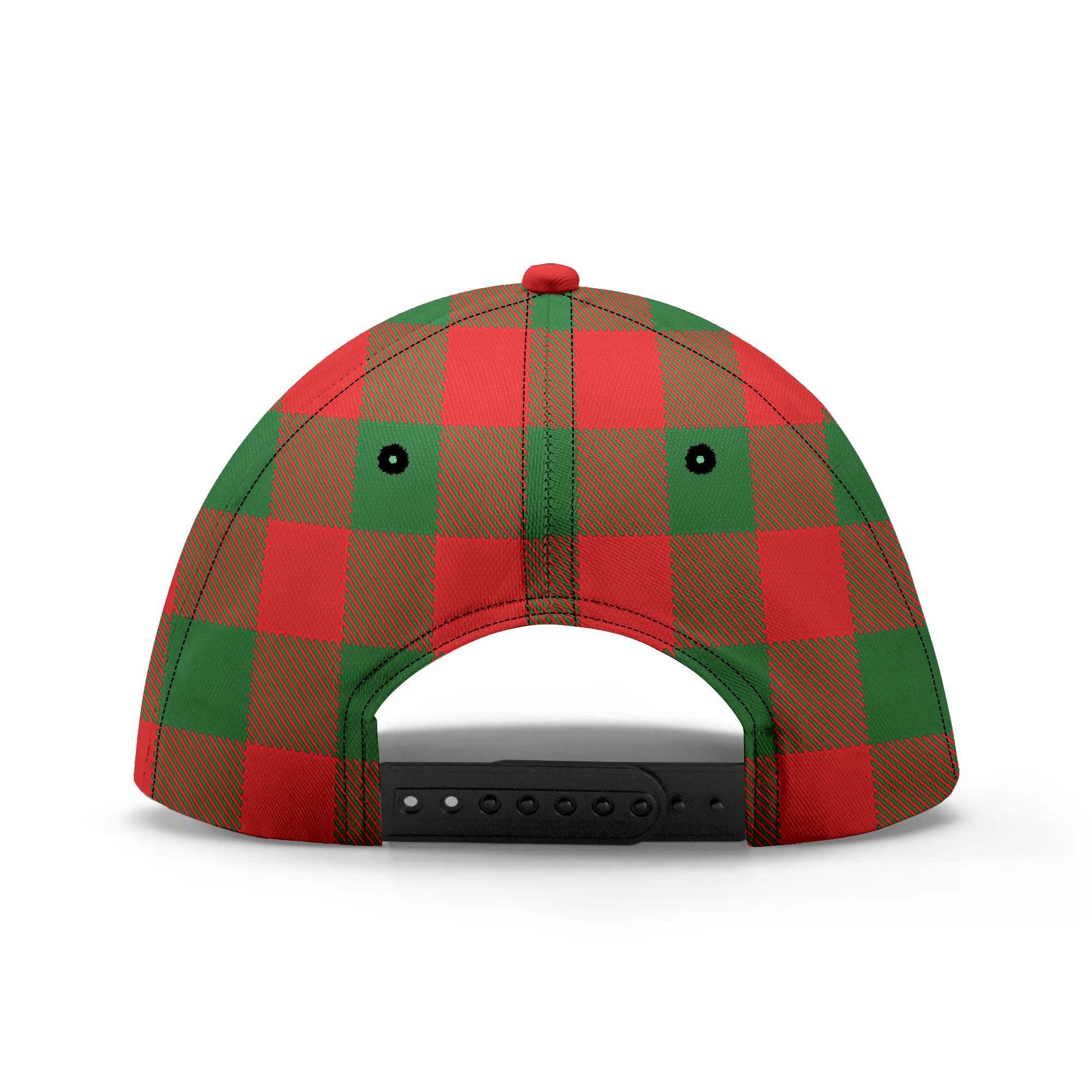 Moncreiffe (or Moncreiff) Tartan Crest Classic Cap