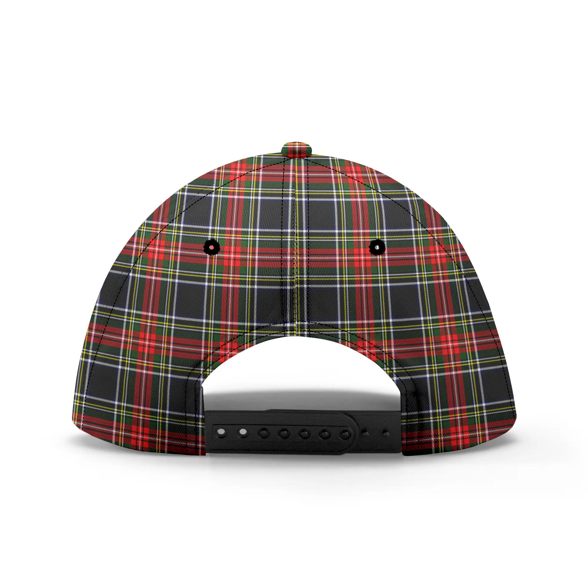 Stewart Black Tartan Crest Classic Cap