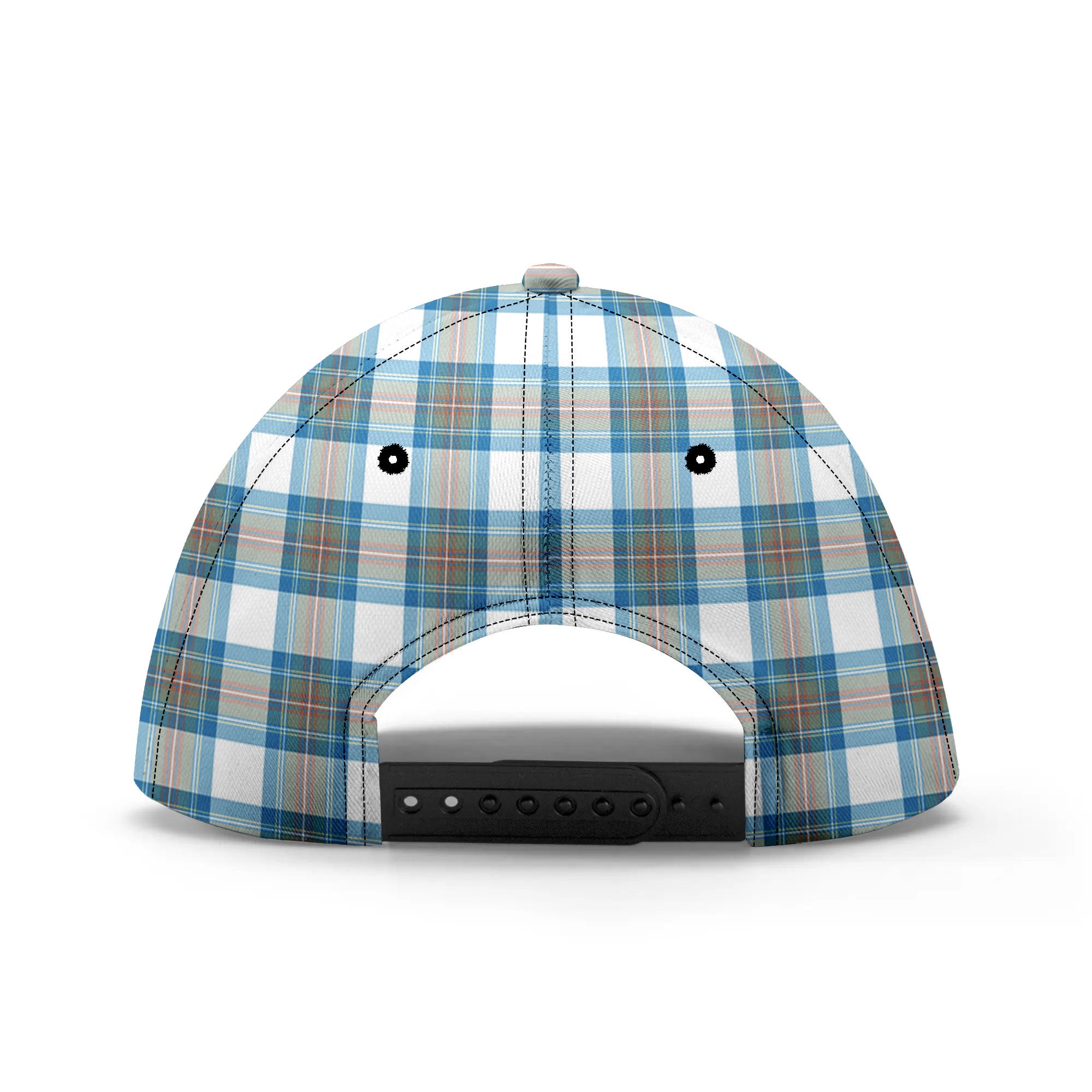 Stewart Muted Blue Tartan Crest Classic Cap