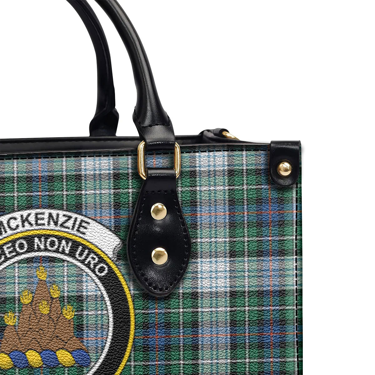 McKenzie Dress Ancient Tartan Crest Leather Handbag