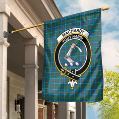 MacHardy Ancient Tartan Crest Garden Flag