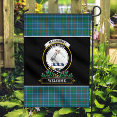 MacHardy Ancient Tartan Crest Garden Flag - Welcome Style