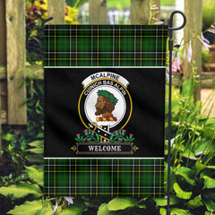 McAlpine Modern Tartan Crest Garden Flag - Welcome Style