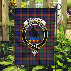 McDonell Modern Tartan Crest Garden Flag