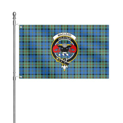 MacLeod of Harris Ancient Tartan Crest House Flag