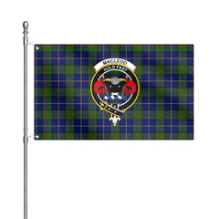 MacLeod of Harris Modern Tartan Crest House Flag