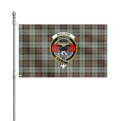 MacLeod of Harris Weathered Tartan Crest House Flag