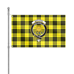 MacLeod of Lewis Modern Tartan Crest House Flag