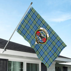 MacLeod of Harris Ancient Tartan Crest House Flag