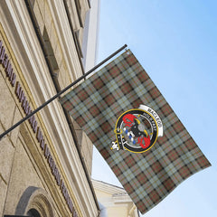 MacLeod of Harris Weathered Tartan Crest House Flag