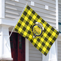 MacLeod of Lewis Modern Tartan Crest House Flag