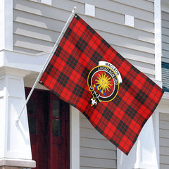 MacLeod of Raasay Tartan Crest House Flag